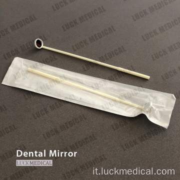 Specchio dentale usa e getta specchio in bocca in plastica
